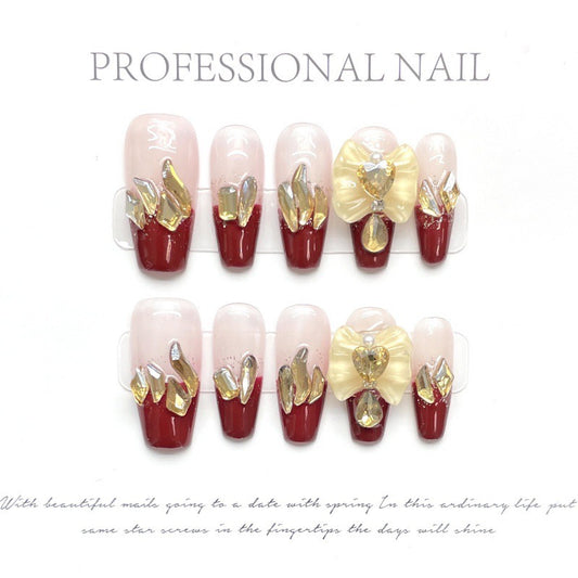 Crystal Kiss Press-on Nails