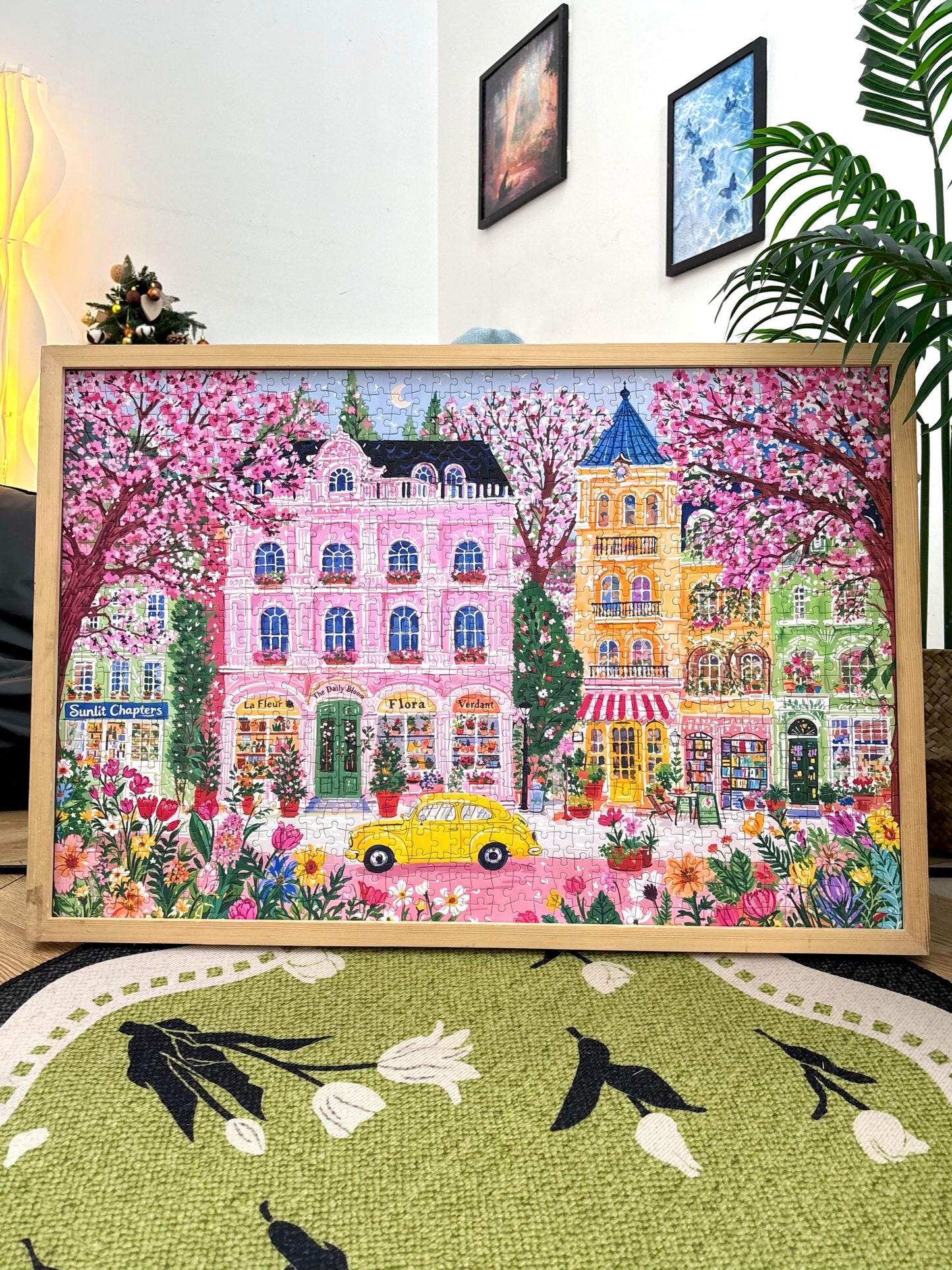 Sakura Blossom Street Jigsaw Puzzle