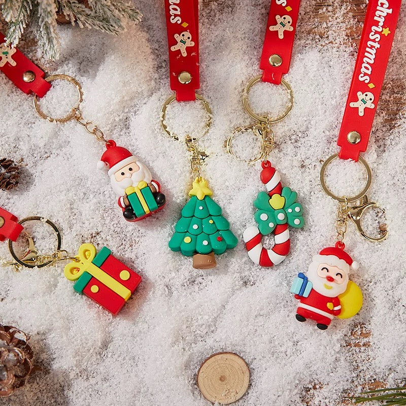 Merry Xmas Keychain V Boutique Studio