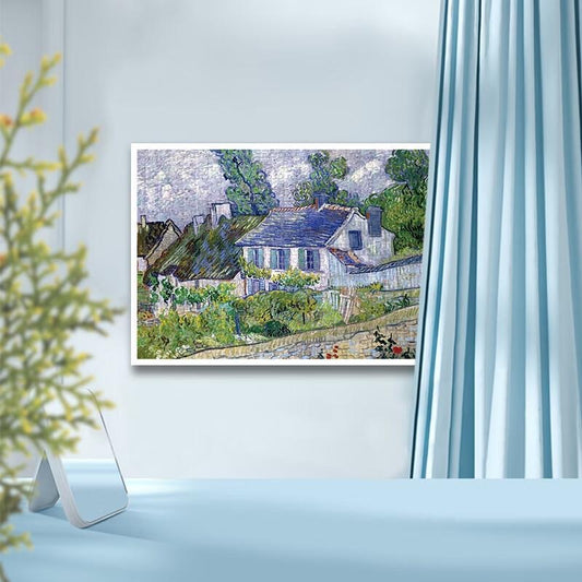 Houses at Auvers by Vincent van Gogh 500 Piece Puzzle Kibifufu