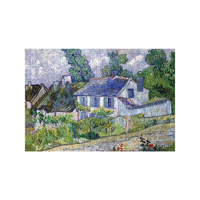 Houses at Auvers by Vincent van Gogh 500 Piece Puzzle Kibifufu