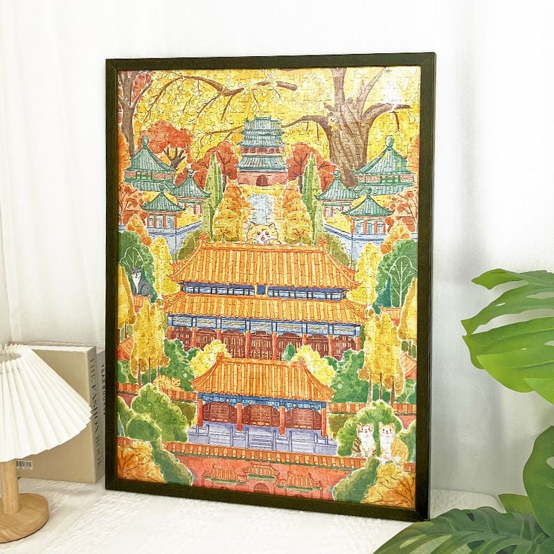 Gill & Lii Autumn in the Imperial Palace 1000 Piece Puzzle Gill & Lill