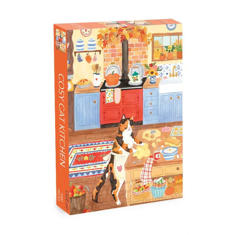 Olleo Puzzles Cosy Cat Kitchen 1000 Piece Jigsaw Puzzle Olleo Puzzles