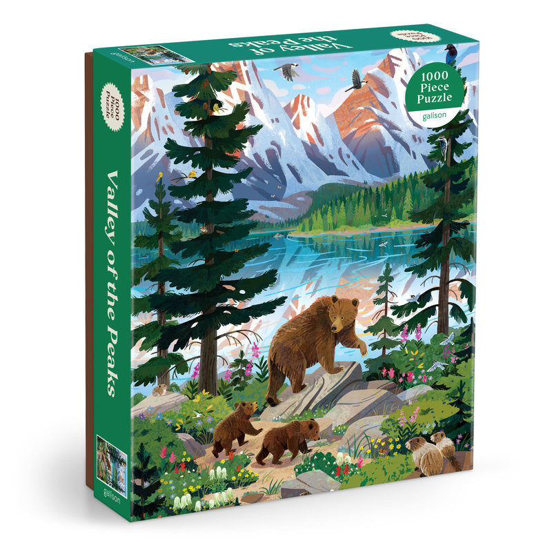 Galison Valley of the Peaks 1000 Piece Puzzle Galison