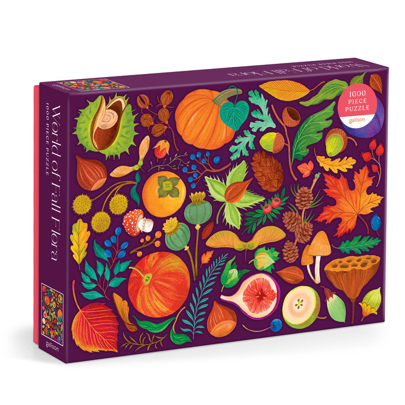 Galison World of Fall Flora 1000 Piece Puzzle