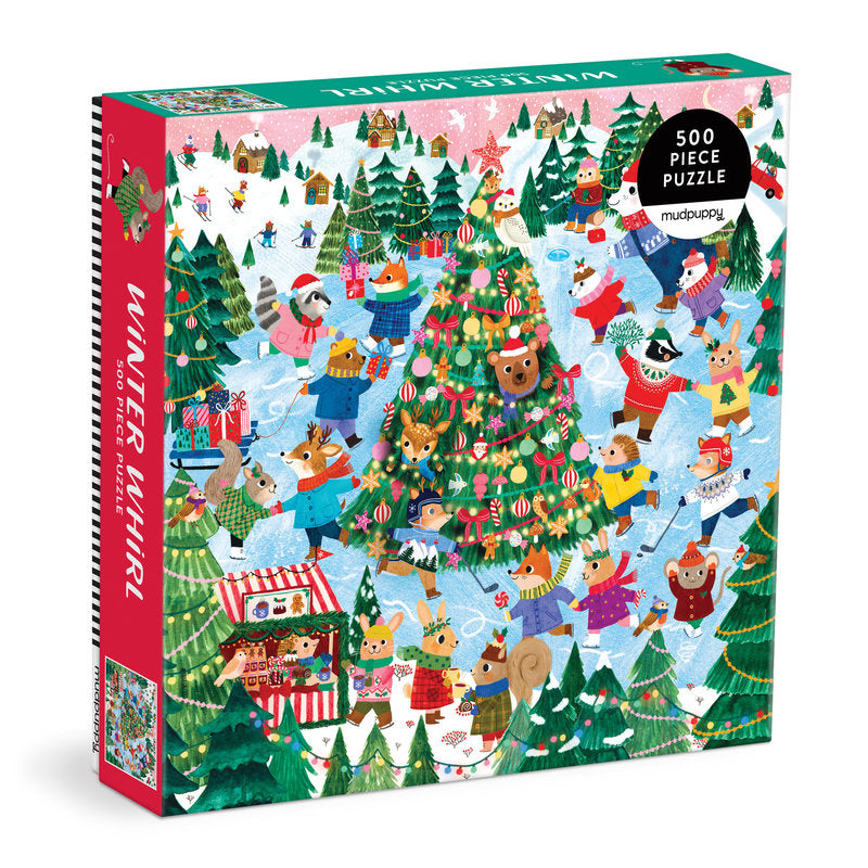 Winter Whirl 500 Piece Family Puzzle