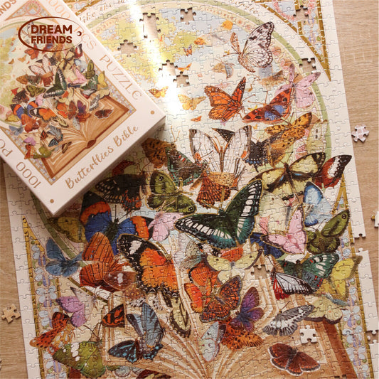 Dream Friends Butterflies Bible 1000 Piece Jigsaw Puzzle