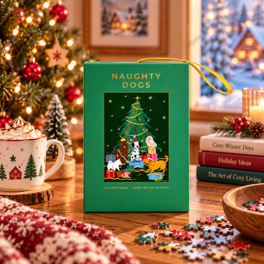 Naughty Dogs 130 Piece Mini Puzzle Hobbry