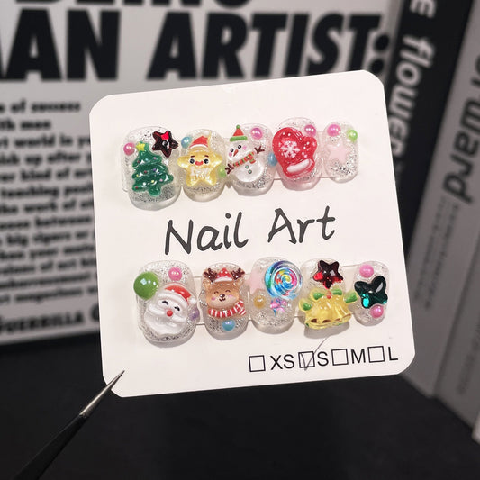 Winter Wonderland Press-on Nails V Boutique Studio