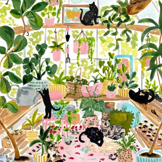 Botanist Cats 500 Piece Puzzle