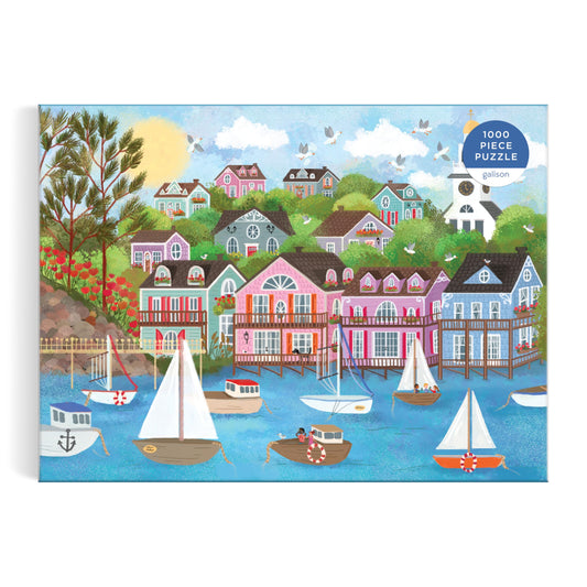 Joy Laforme Harbor by the Sea 1000 Piece Puzzle Galison
