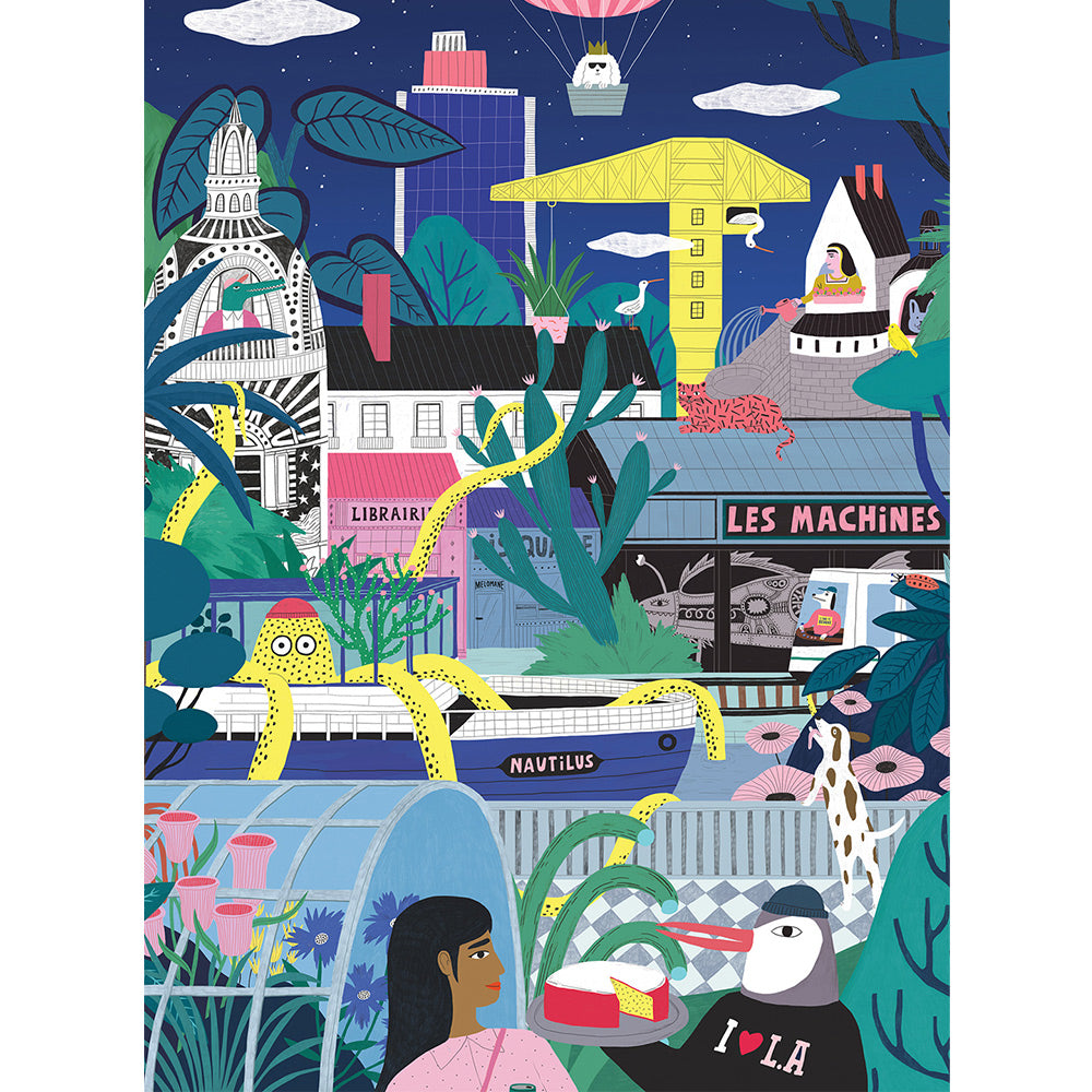 Extraordinary Nantes By Night 96 Piece Mini Puzzle