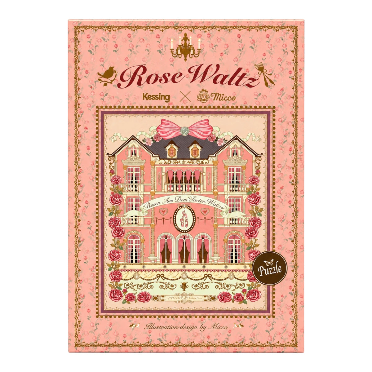 Rose Waltz 500 Piece Jigsaw Puzzle Kessing