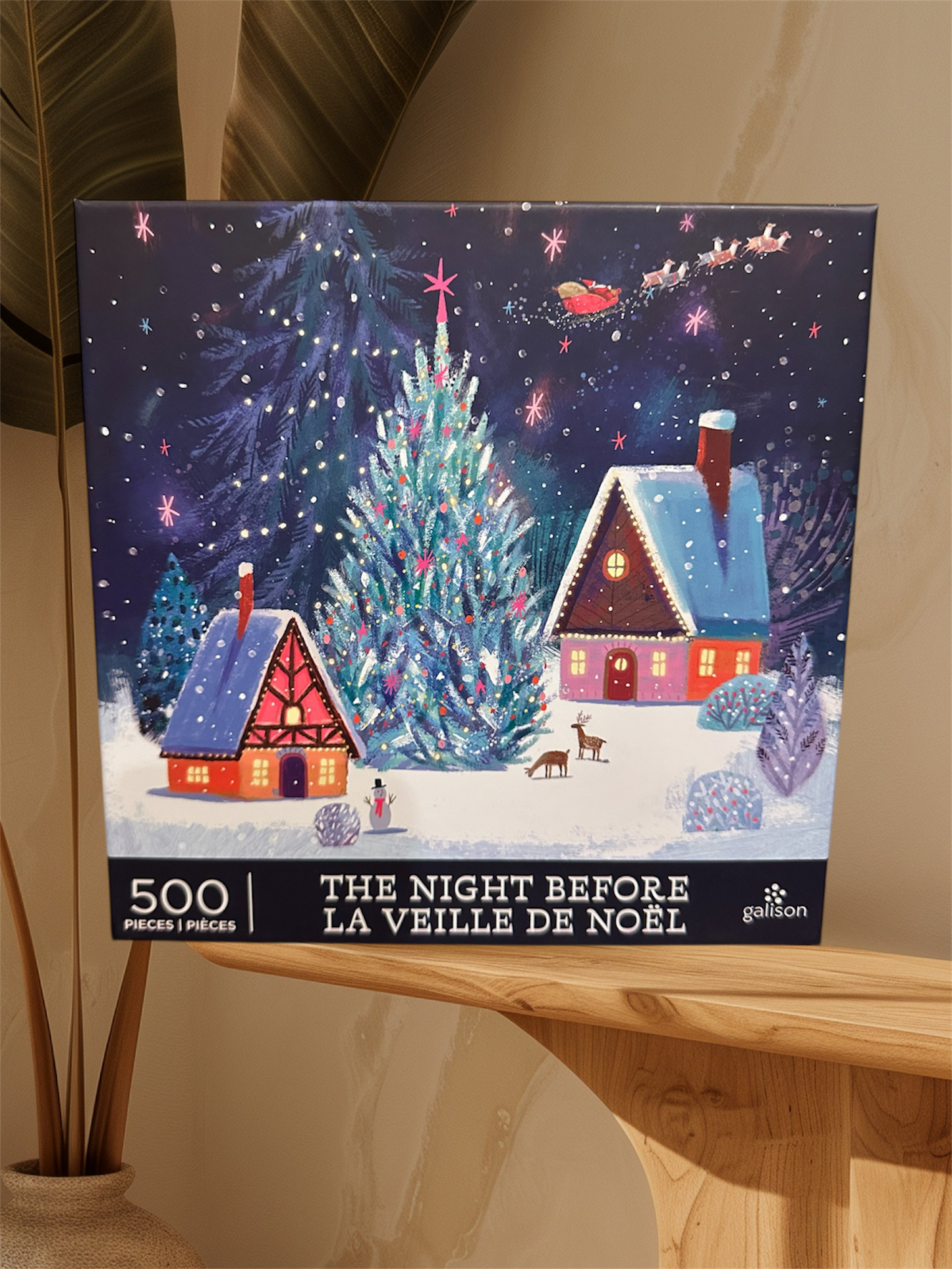 Galison The Night Before 500 Piece Puzzle