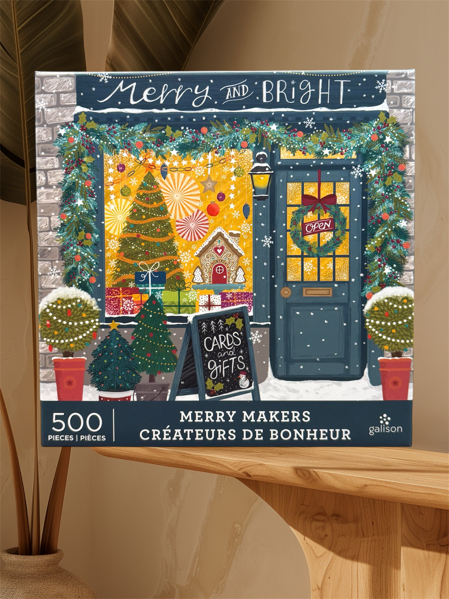 Galison Merry Makers 500 Piece Puzzle