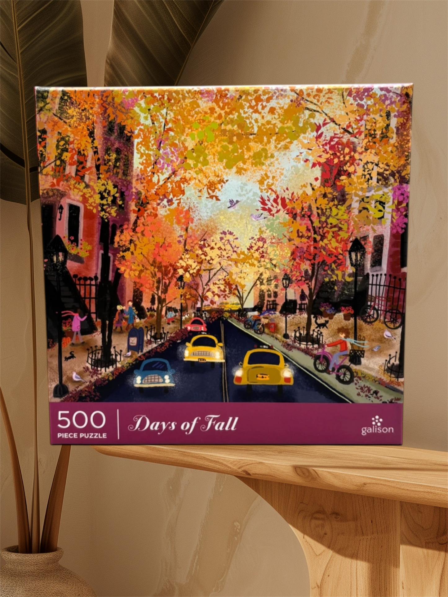 Galison Days of Fall 500 Piece Puzzle