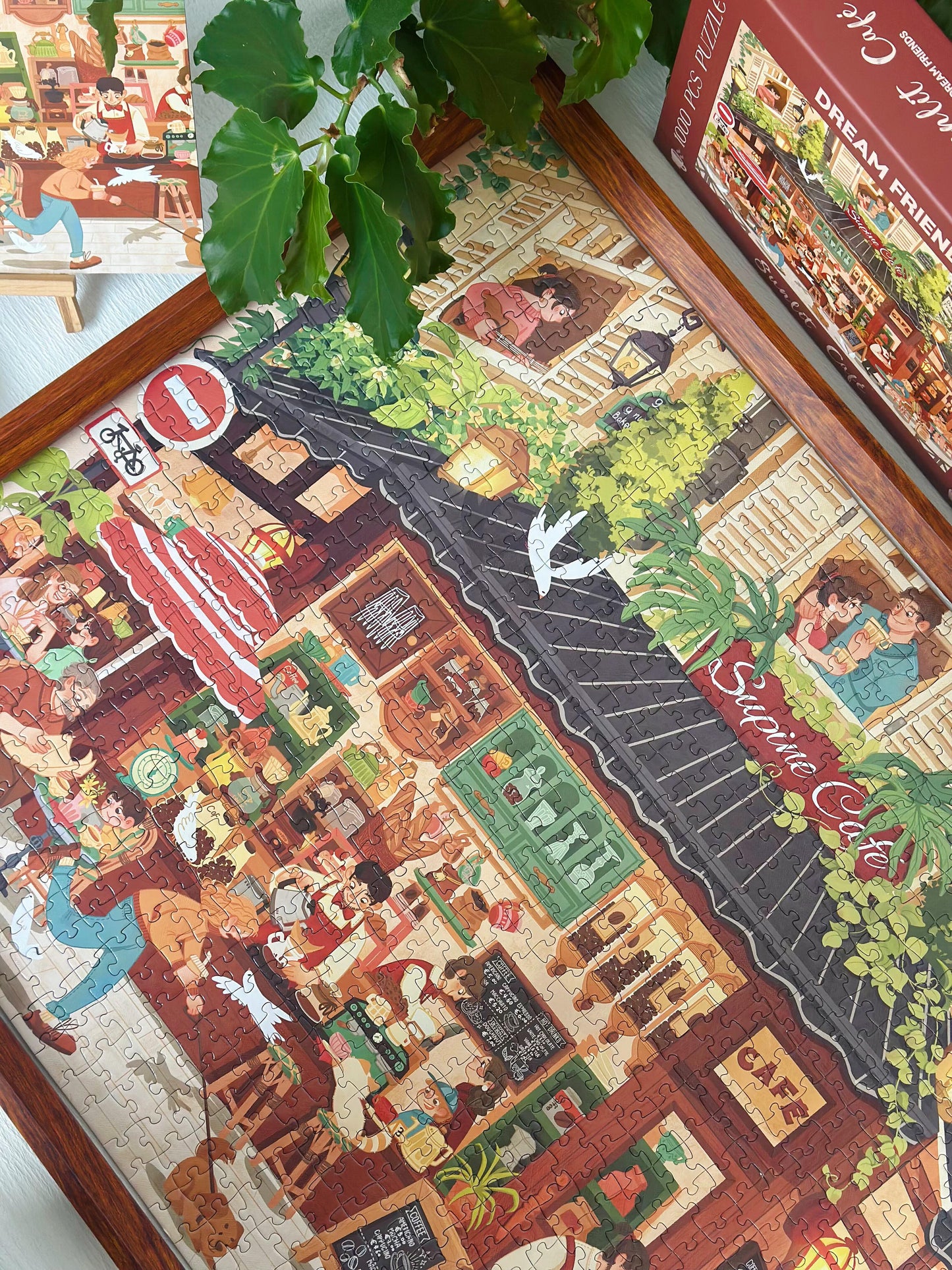 Sunlit Café 1000 Piece Jigsaw Puzzle