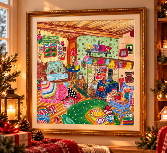 Warm Color Resting Pavilion 728 Piece Jigsaw Puzzle Tutu Dingdang
