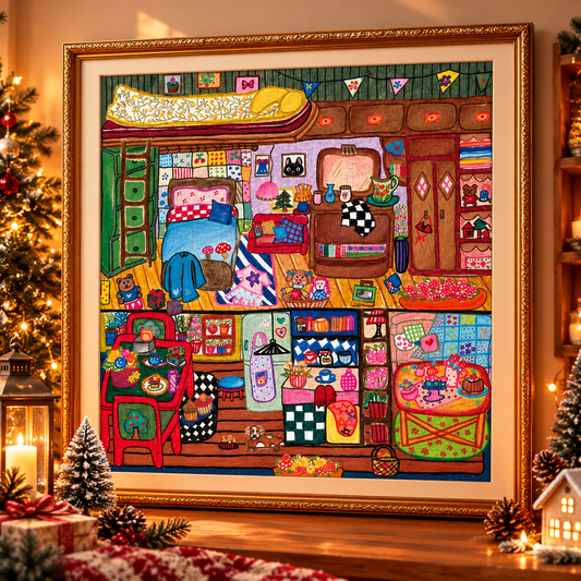 Childhood Fun Cabin 728 Piece Jigsaw Puzzle Tutu Dingdang