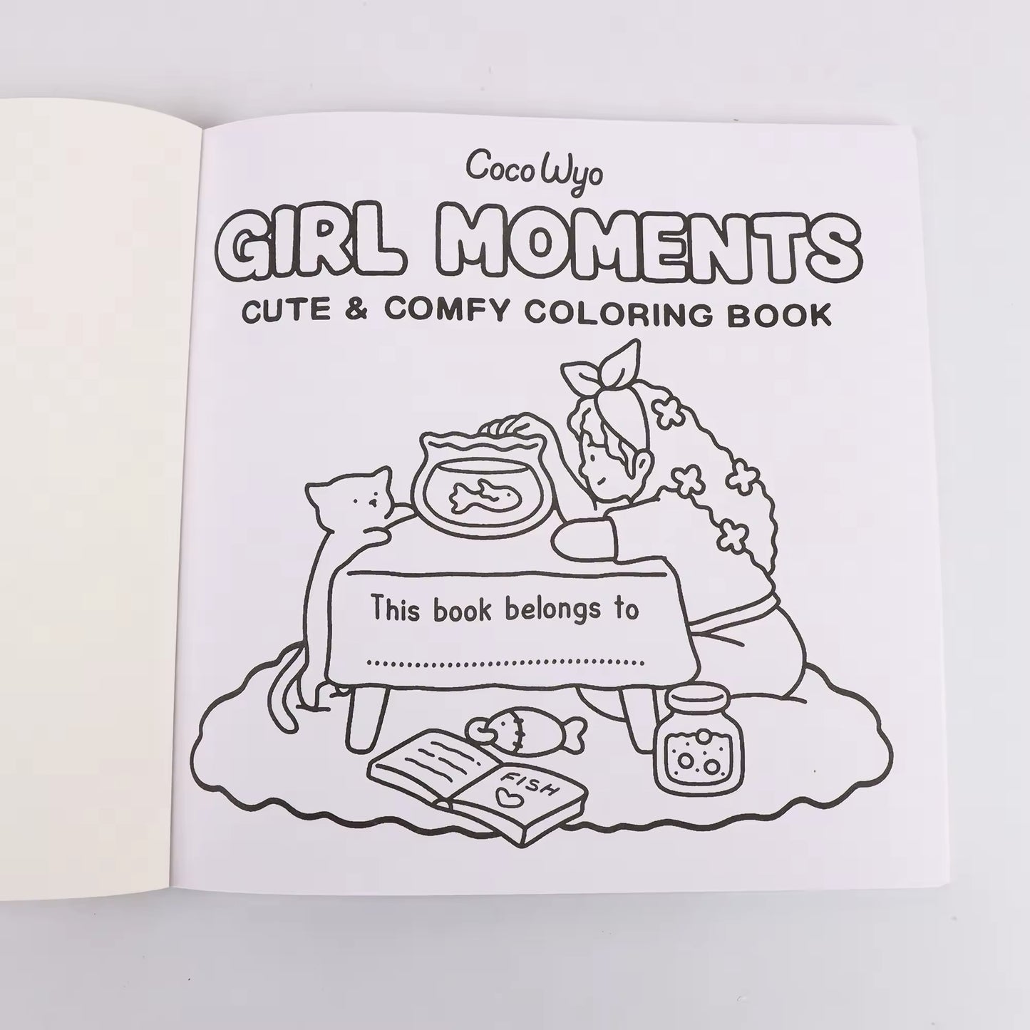 Cute & Cozy Coloring Book – Kawaii Relaxation