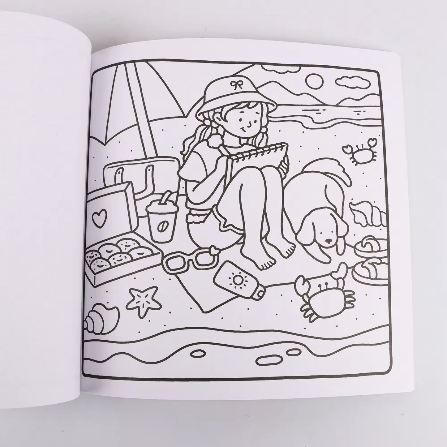 Cute & Cozy Coloring Book – Kawaii Relaxation