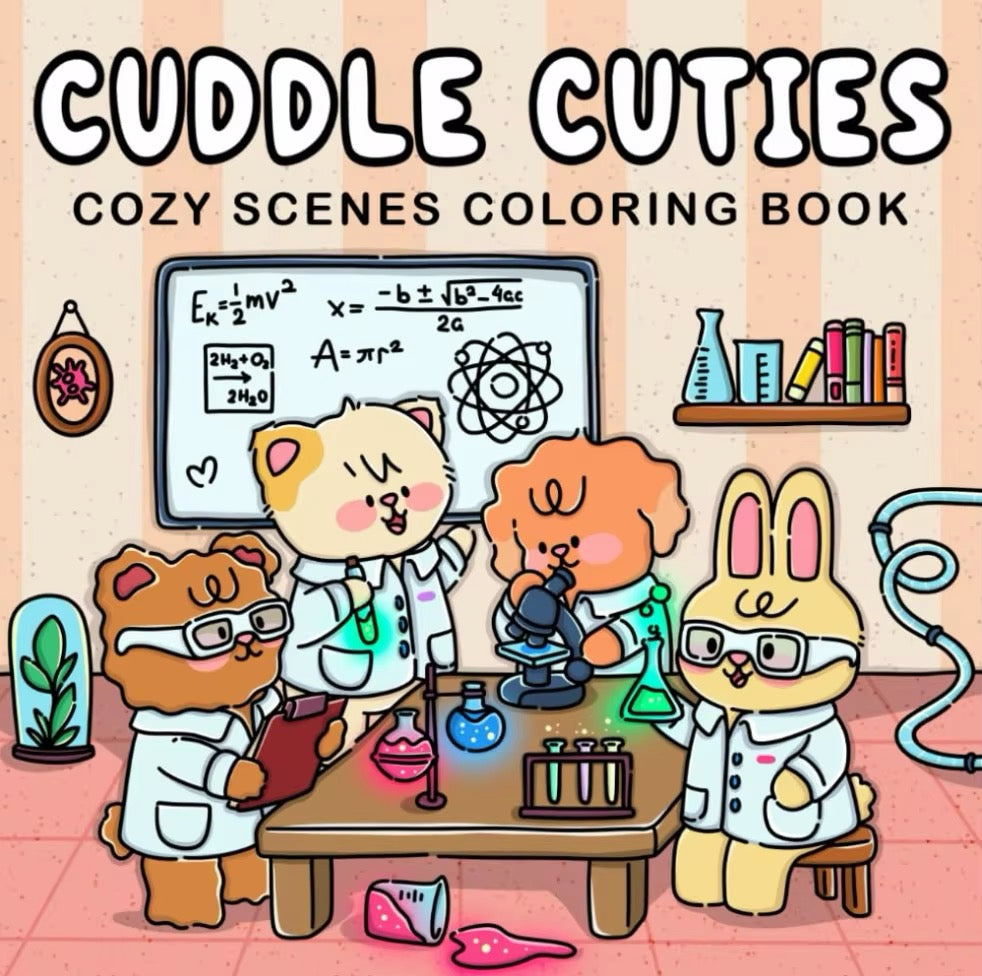 Cute & Cozy Coloring Book – Kawaii Relaxation