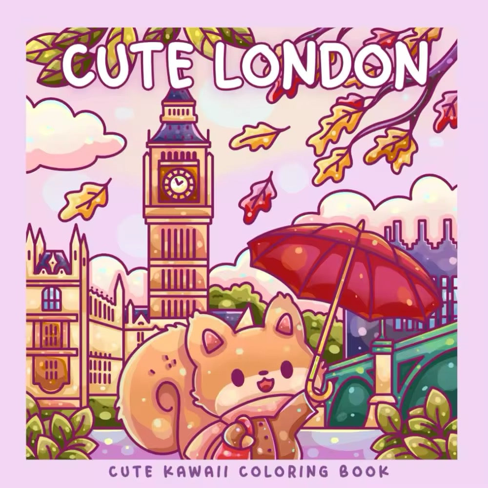 Cute & Cozy Coloring Book – Kawaii Relaxation