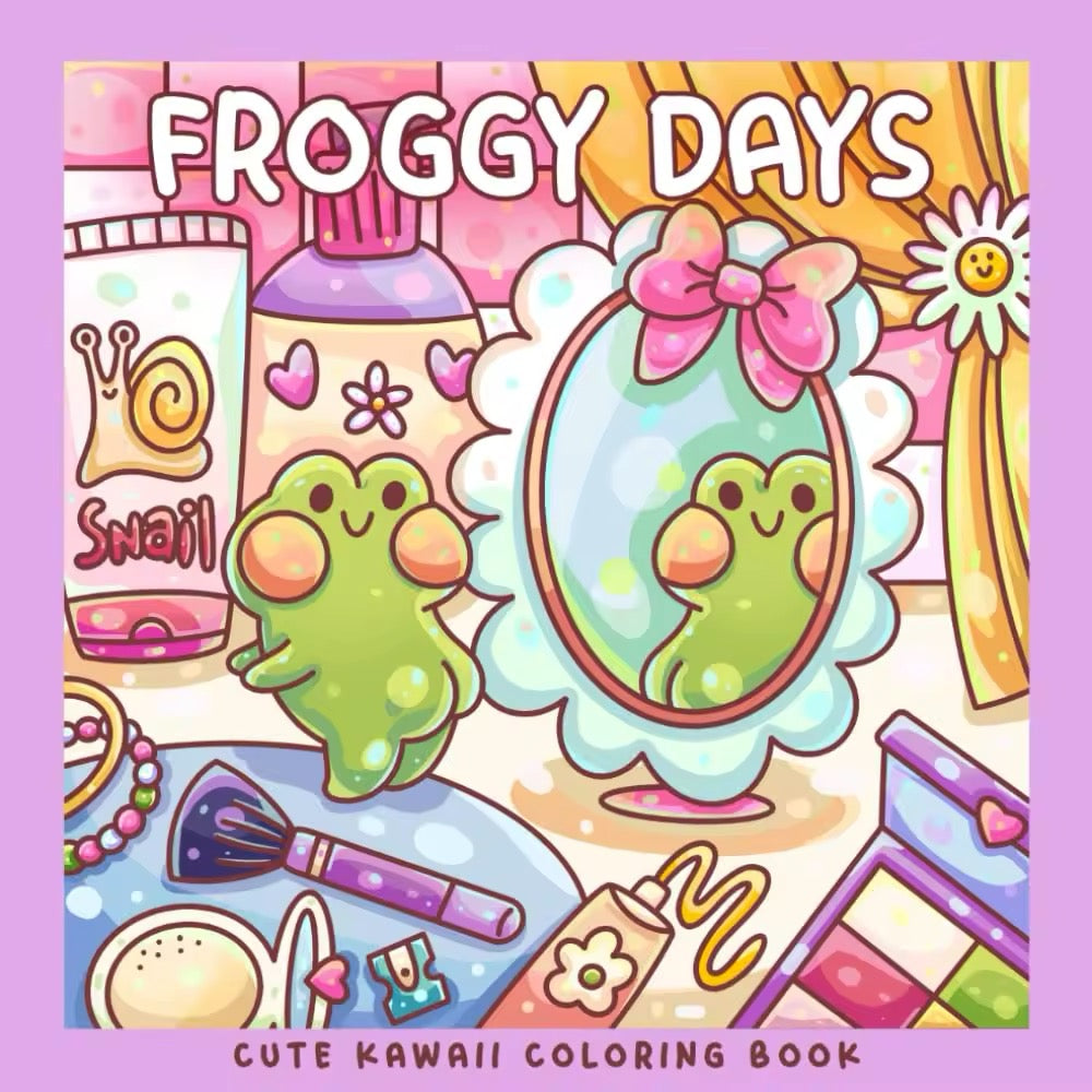 Cute & Cozy Coloring Book – Kawaii Relaxation