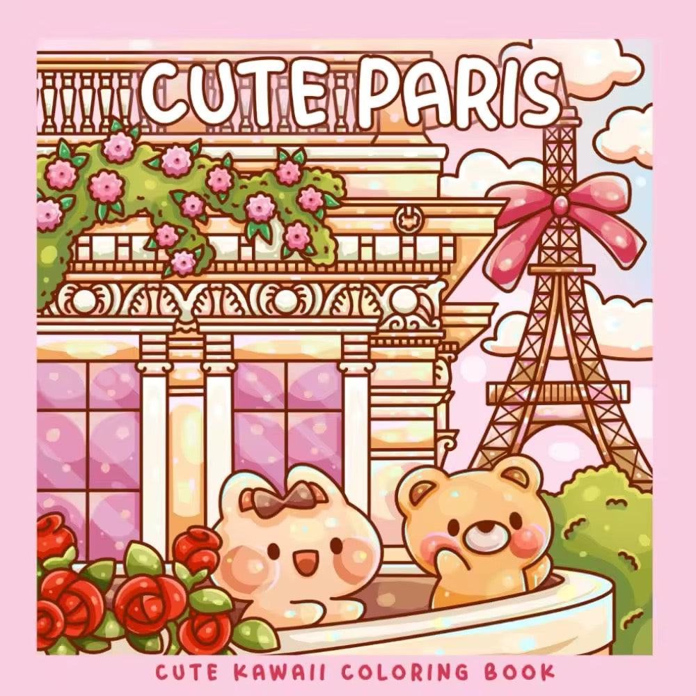 Cute & Cozy Coloring Book – Kawaii Relaxation