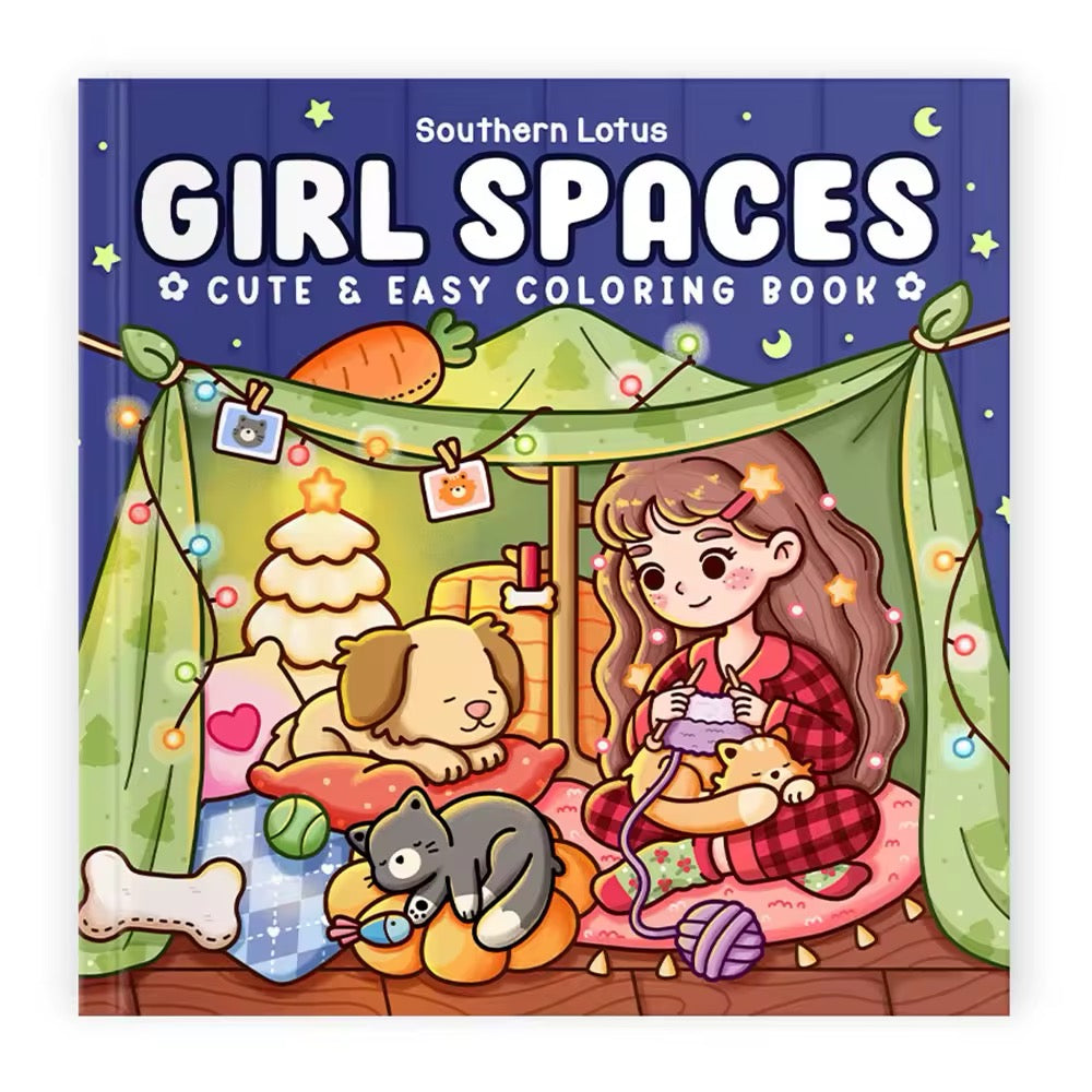 Cute & Cozy Coloring Book – Kawaii Relaxation