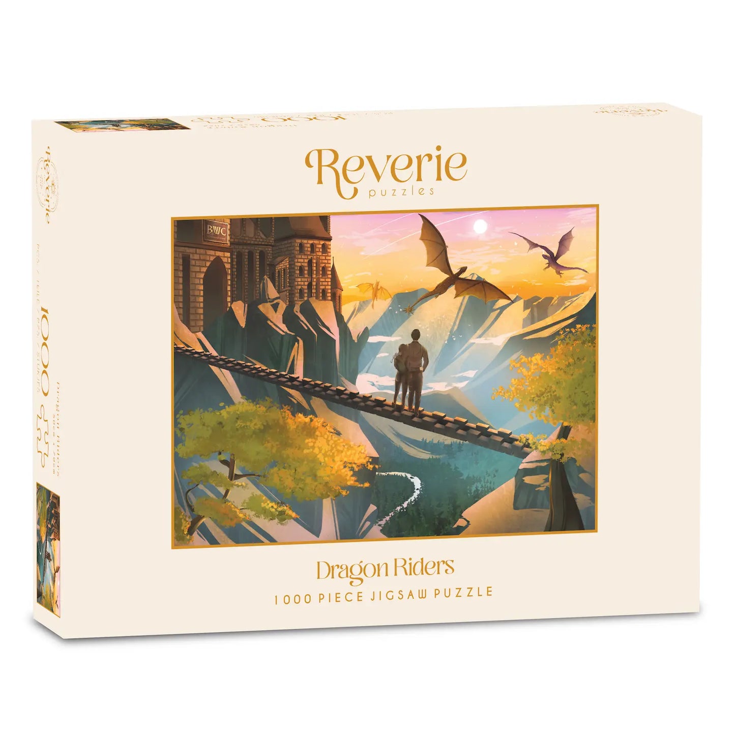 Dragon Riders 1000 Jigsaw Puzzle Officially Licensed - Fourth Wing