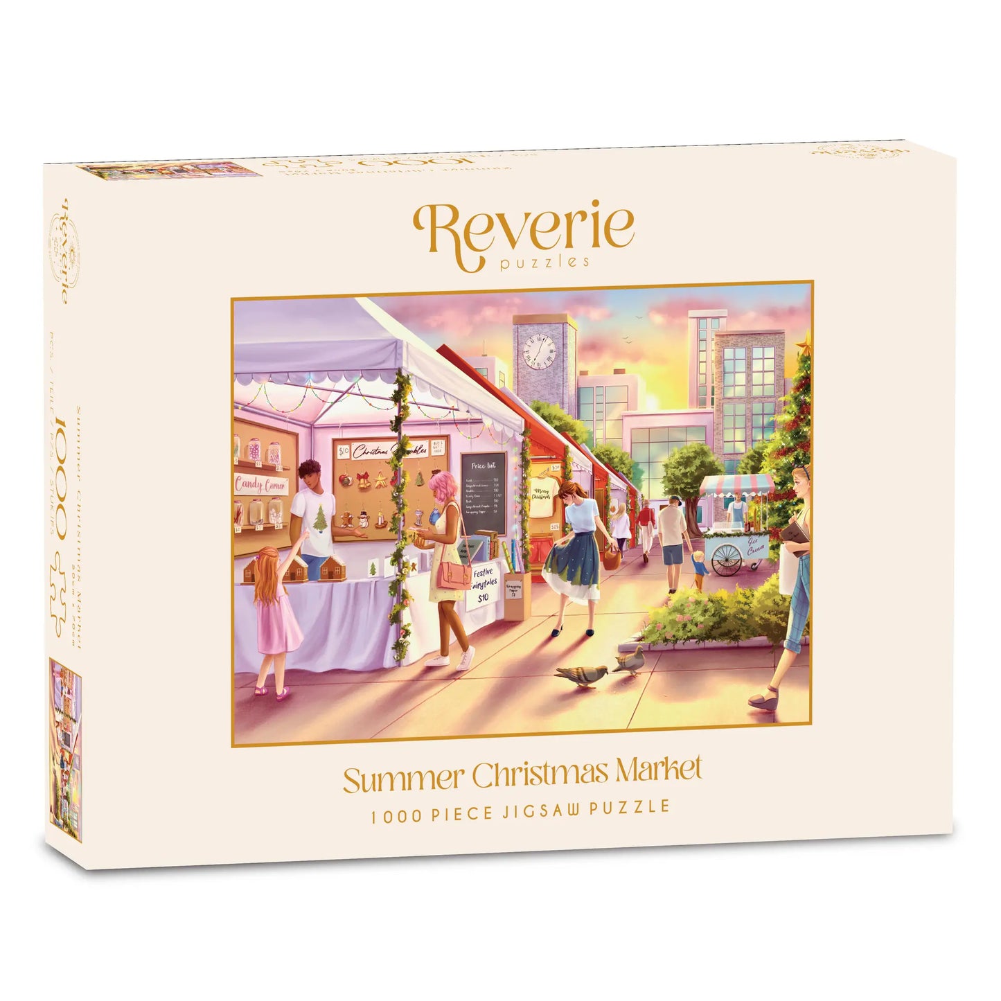 Summer Christmas Market 1000 Pieces Jigsaw Puzzle