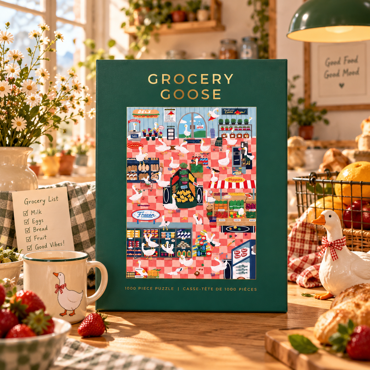 Grocery Goose 1000 Piece Jigsaw Puzzle Hobbry