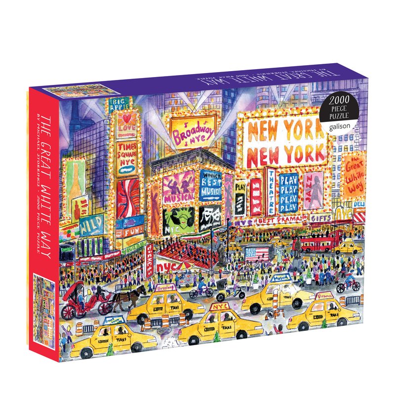 Michael Storrings The Great White Way 2000 Piece Puzzle Galison