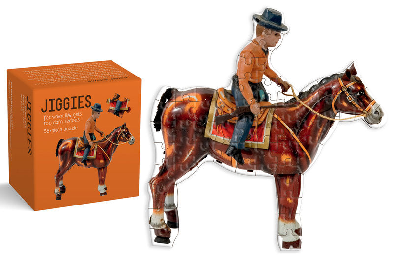 Horsin' Around Cowboy-Shaped Jiggie Puzzle
