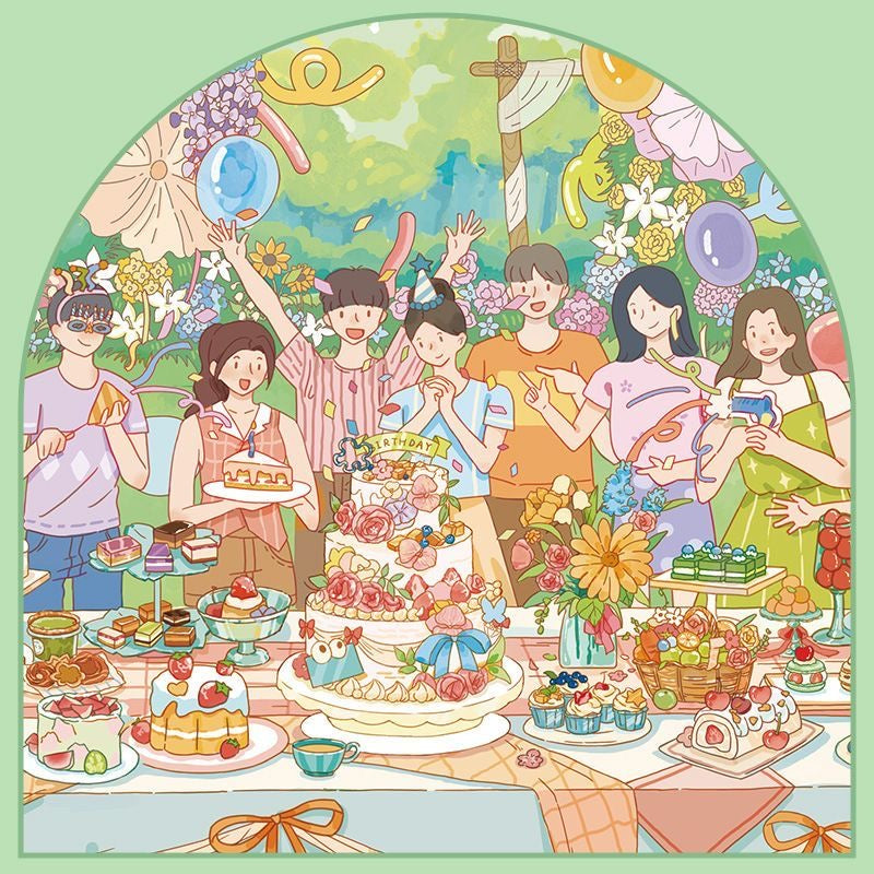Momibook Birthday Symphony 1000 Piece Jigsaw Puzzle Momibook
