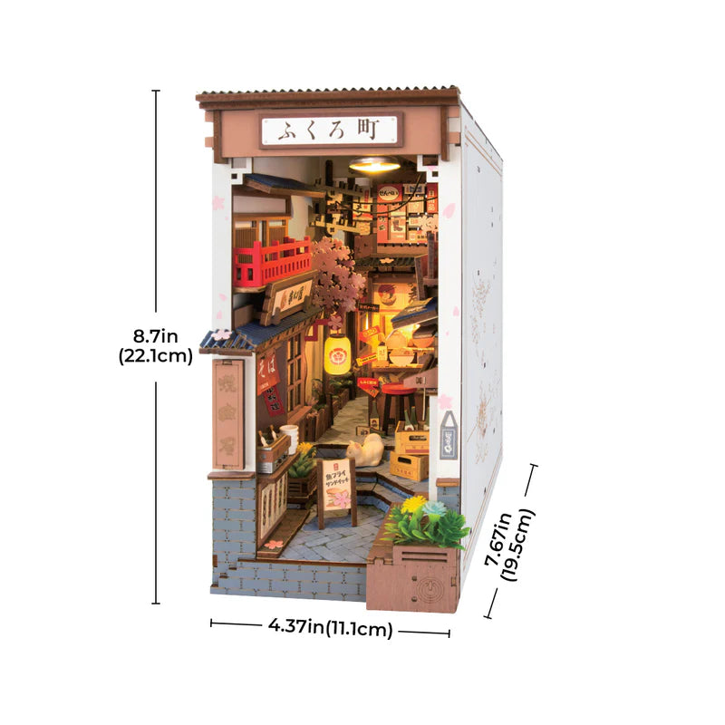 Sakura Wine Alley DIY Book Nook Shelf Insert Kit Rolife