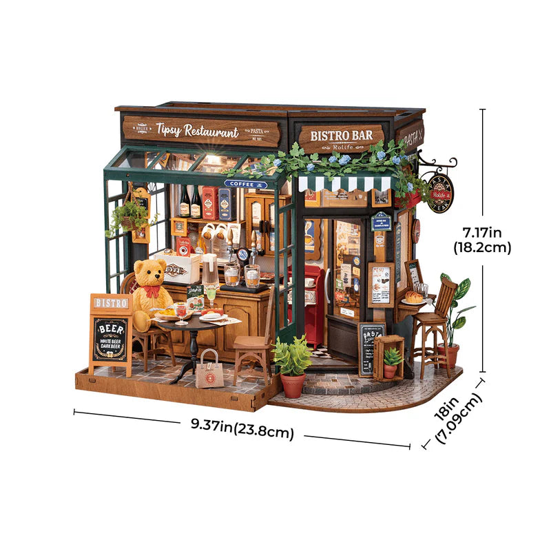 Tipsy Restaurant DIY Miniature House Rolife