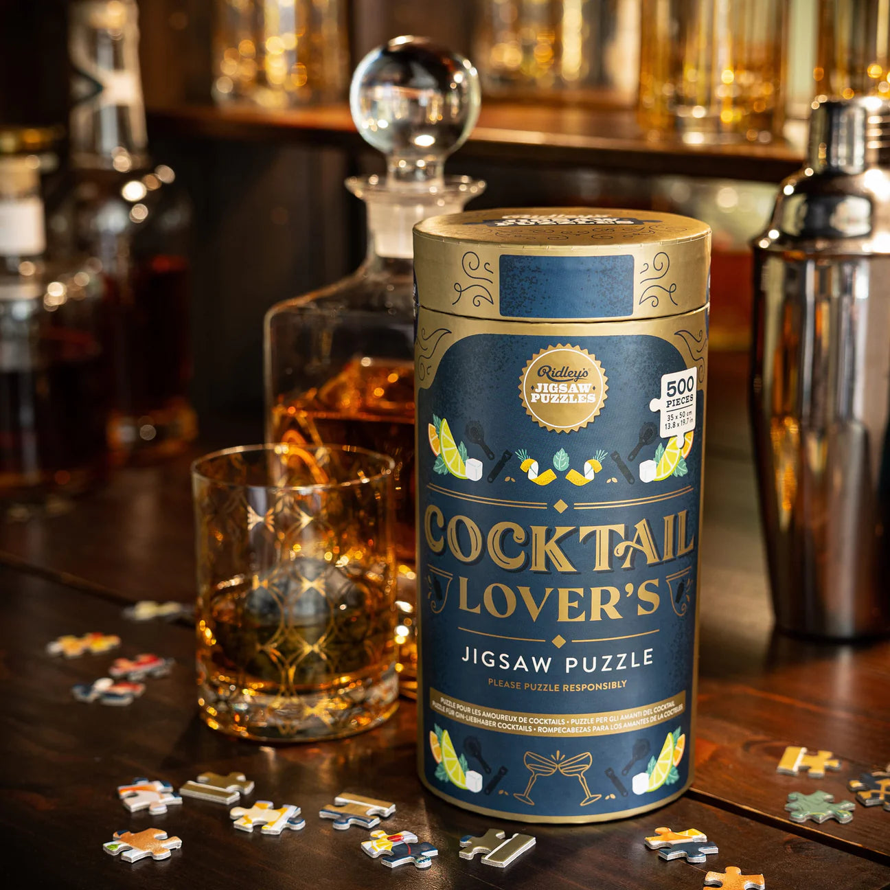Cocktail Lover's 500 Piece Jigsaw Puzzle Ridley's Games