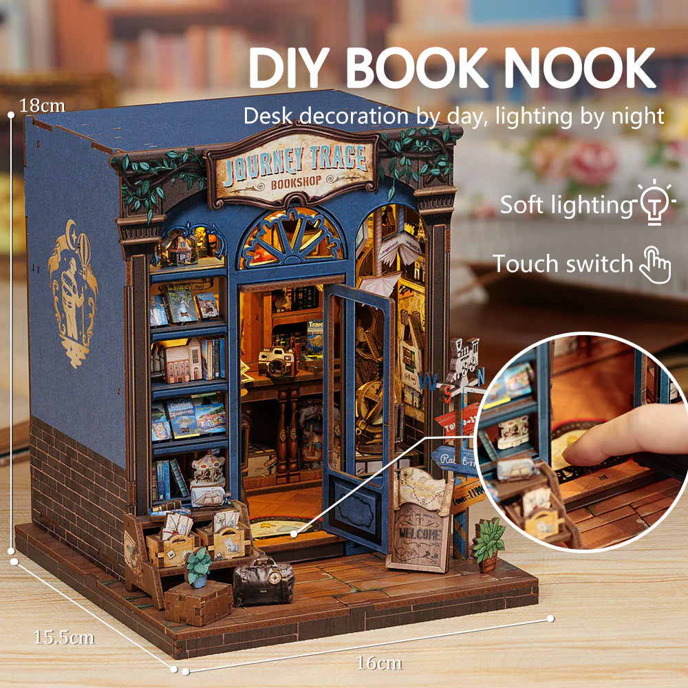 Journey Trace Bookshop – DIY Book Nook Kit V Boutique Studio