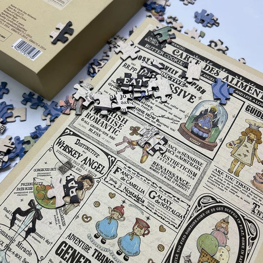 Carte Des Aliments 1000 Piece Puzzle