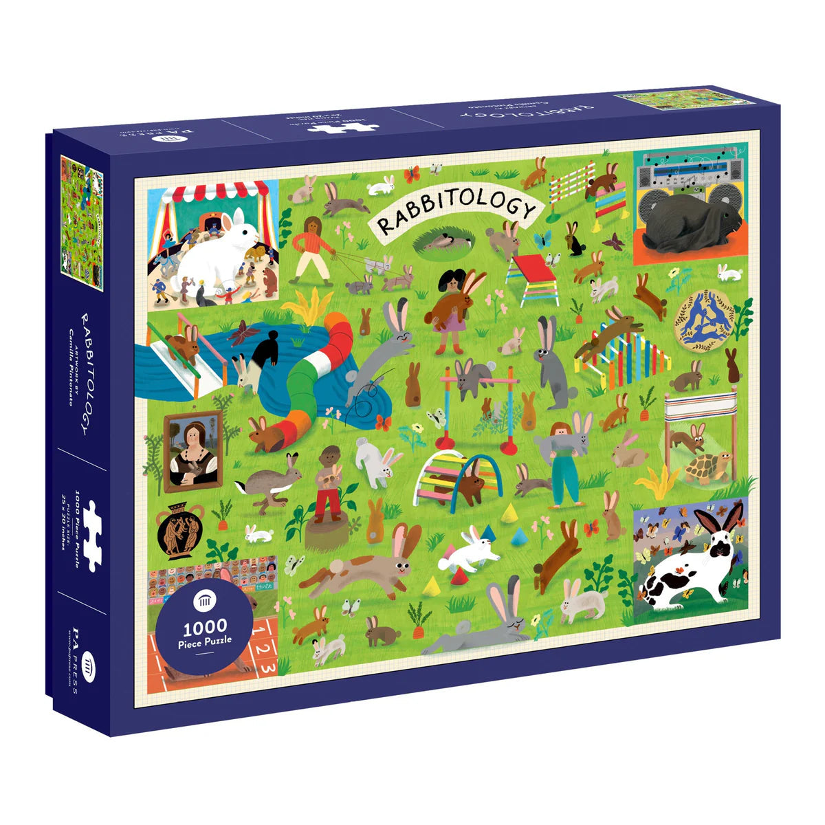Rabbitology 1000 Piece Puzzle Chronicle Books