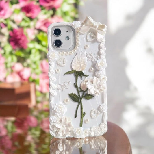Handmade Romantic Floral Phone Case V Boutique Studio