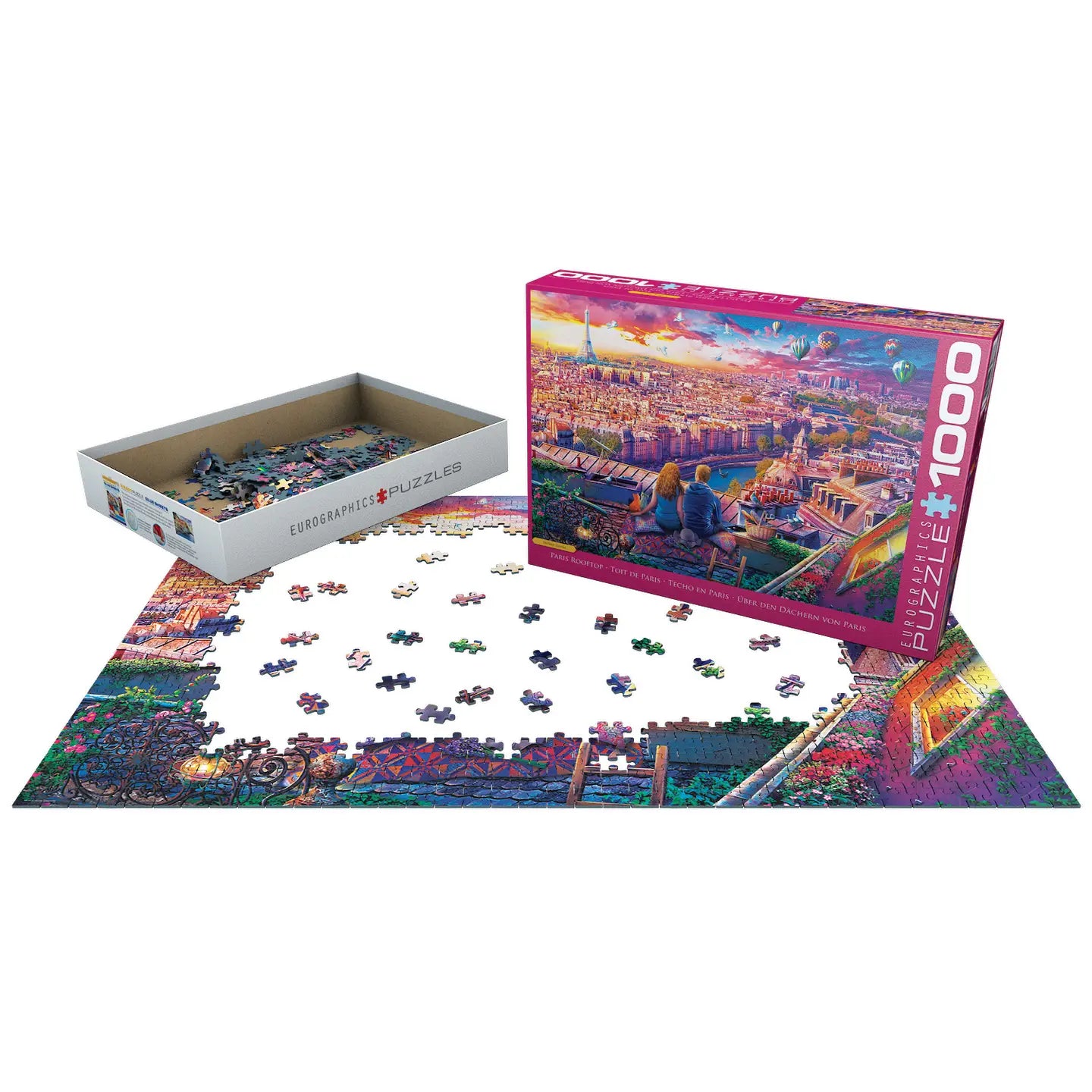 Paris Rooftop 1000 Piece Puzzle