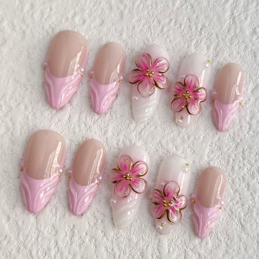Pink Paradise Press-on Nails