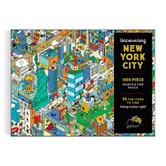 Uncovering New York City Search and Find 1000 Piece Puzzle