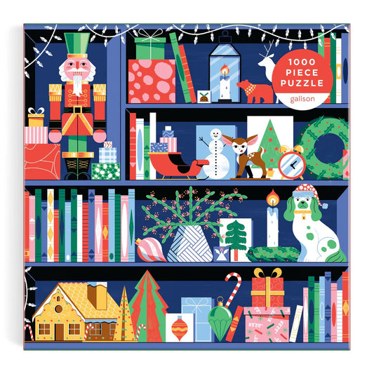 Deck the Shelves 1000 Piece Puzzle in a Square Box