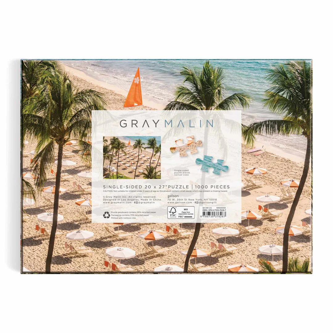 Gray Malin The Beach Club 1000 Piece Puzzle