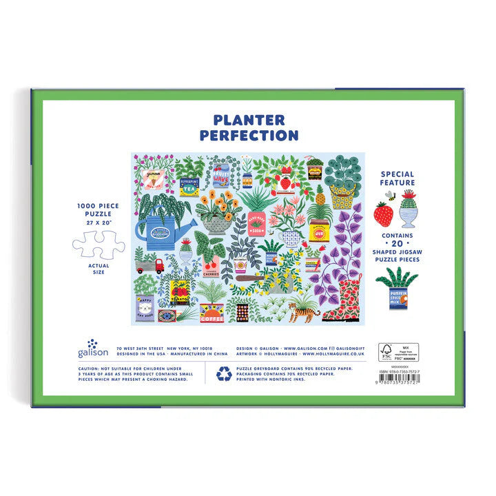 Planter Perfection 1000 Piece Puzzle with Shaped Pieces