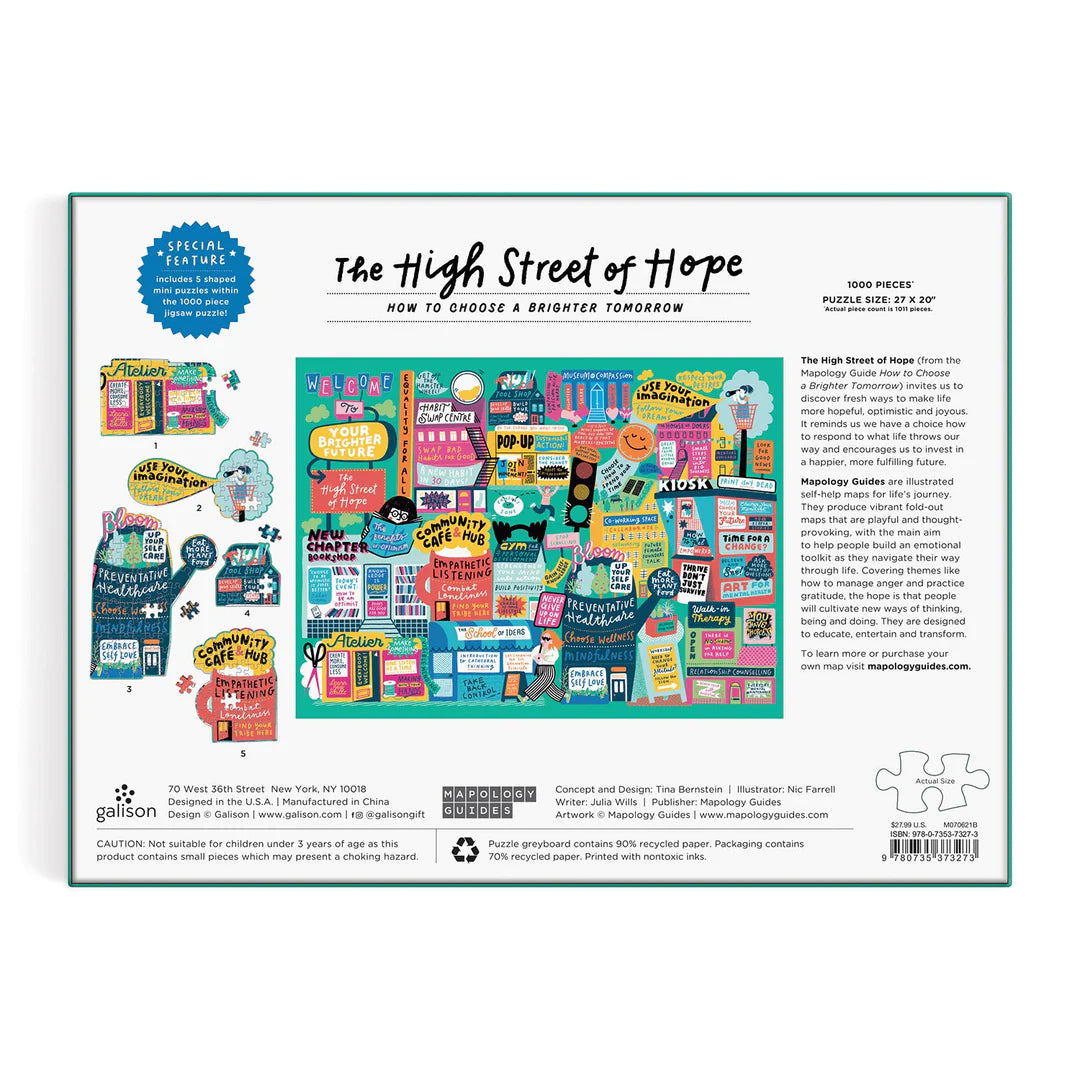 The High Street of Hope 1000 Piece Multi-Puzzle Puzzle